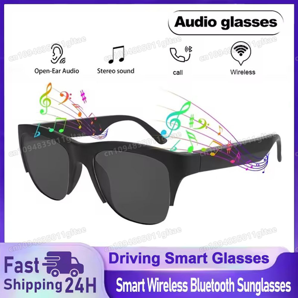 Headset Gaming Console - Smart Bluetooth V5.3 Sunglasses Glasses Call