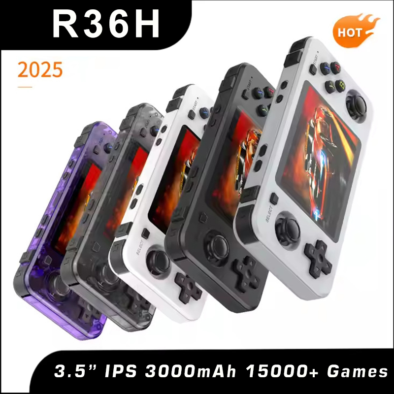Gaming Console For Kids - New R36H Retro Handheld Console Open-Source