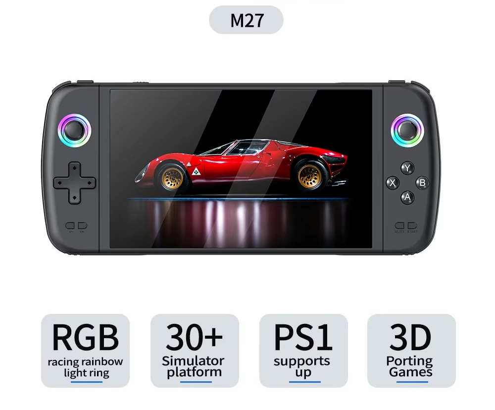 M27 7 Inch Handheld Game Conso - Gaming Console For Kids ulasan dan harga
