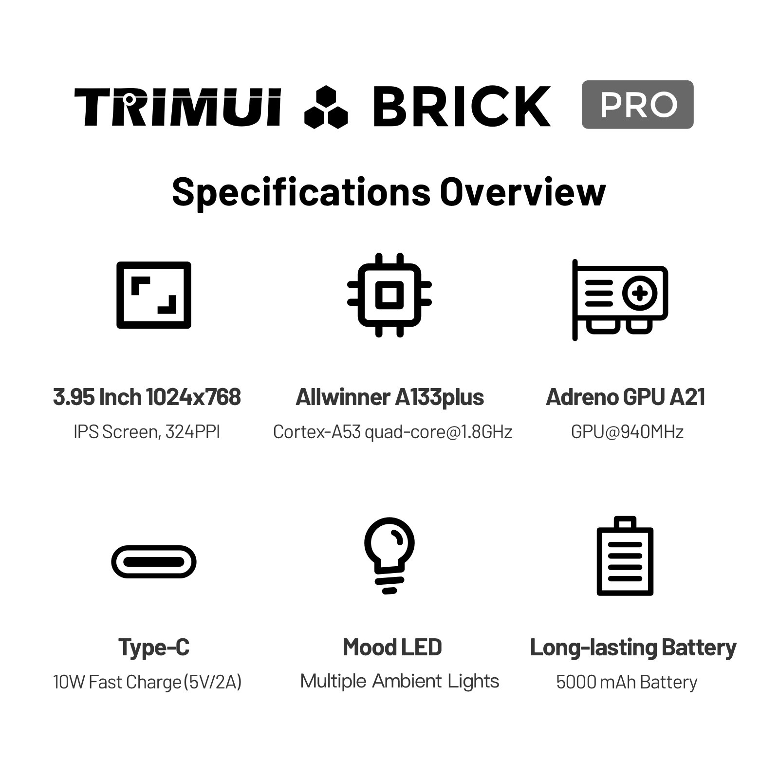 TRIMUI Brick Pro TG4040 Retro  - Gaming Console For Kids ulasan dan harga
