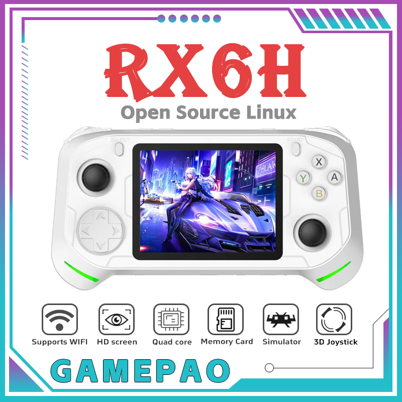 Open Source RX6H Retro Handhel - Gaming Console For Kids ulasan dan harga