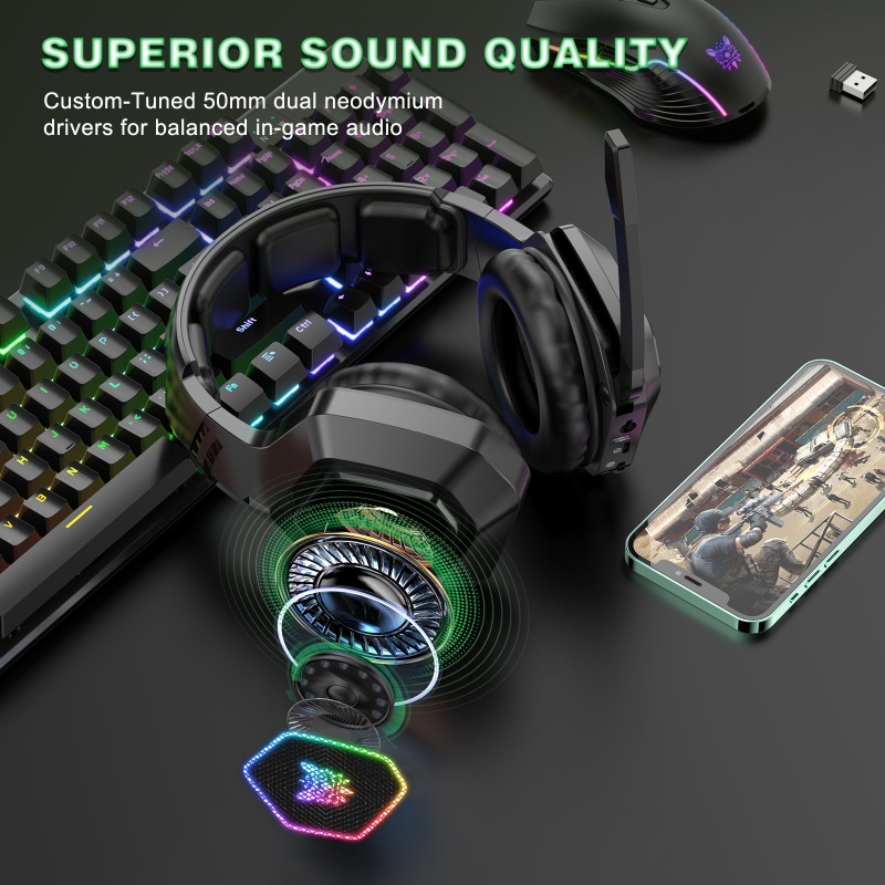ONIKUMA B100 Wireless Gaming H - Gaming Console In Amazon ulasan dan harga