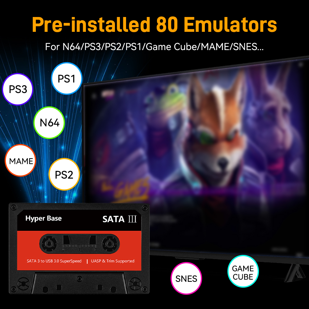 Batocera 500G/2T Emulator Game - Gaming Console Chinese ulasan dan harga