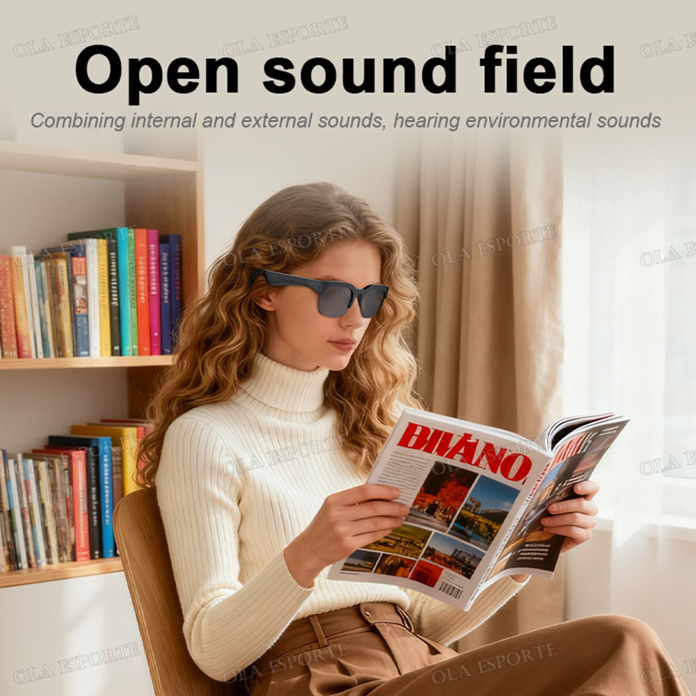 Smart Bluetooth V5.3 Sunglasse - Headset Gaming Console ulasan dan harga