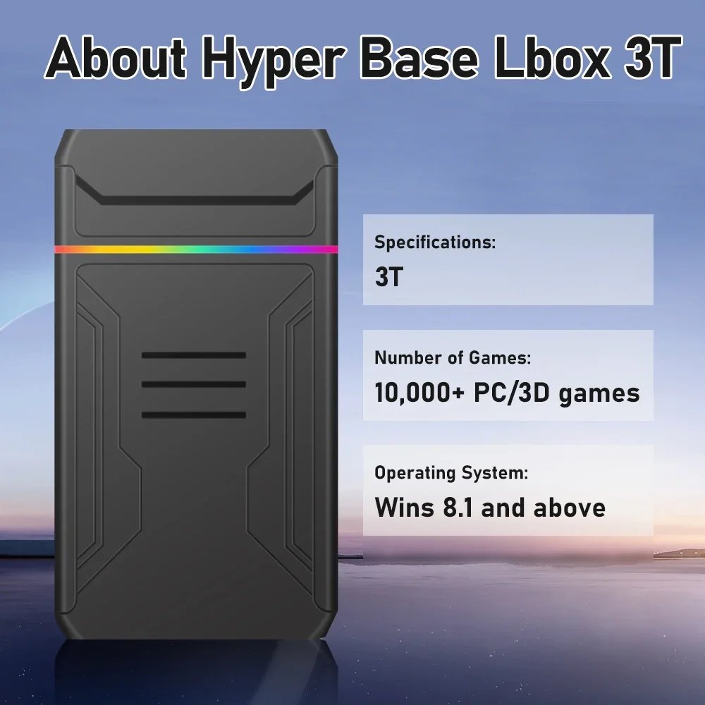 3TB Launchbox Portable Gaming  - Gaming Console Chinese ulasan dan harga