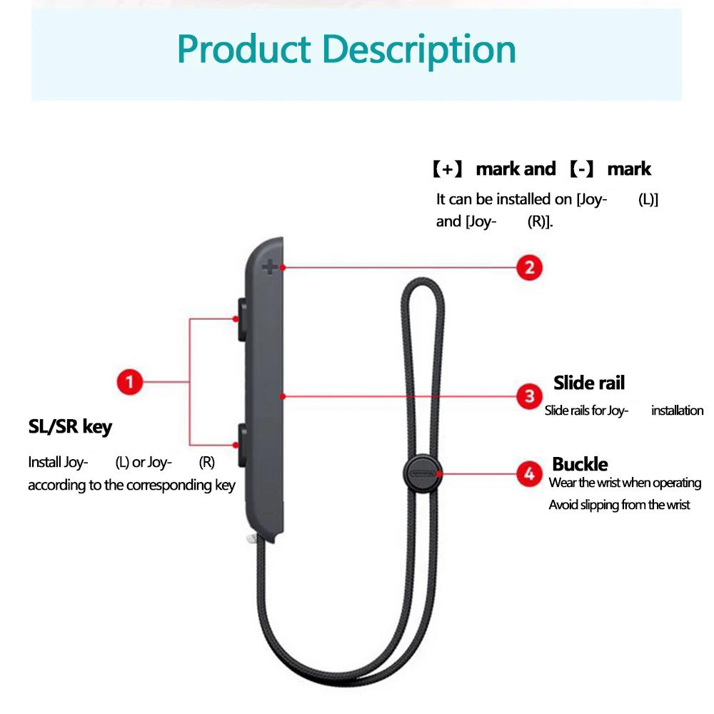 1 Pair Controller Hand Rope Wr - Gaming Console Kit ulasan dan harga