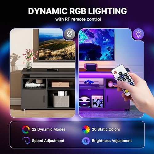 TV Stand, Entertainment Center - Gaming Console Entertainment Center ulasan dan harga