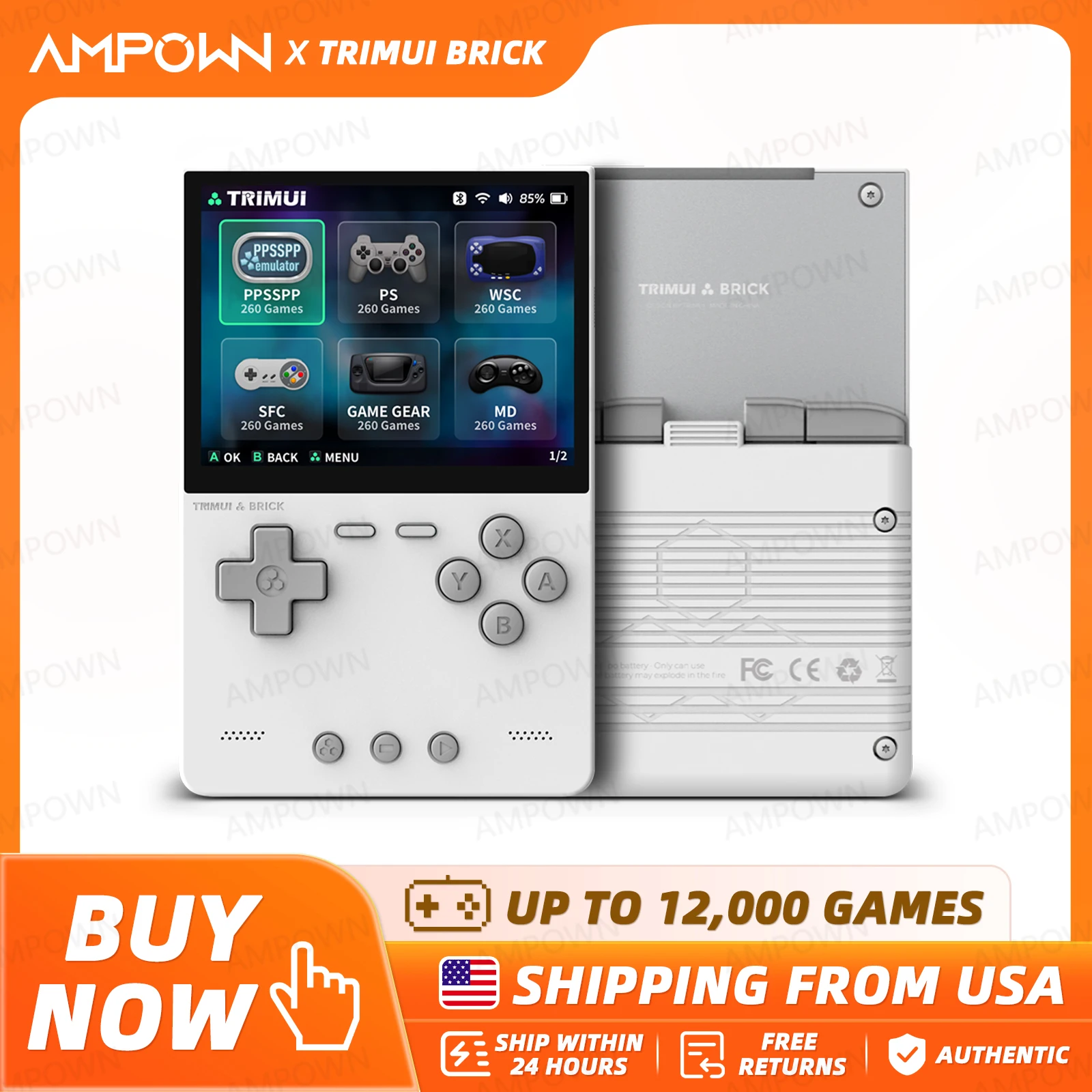 TRIMUI BRICK Handheld Game Con - Gaming Console Chinese ulasan dan harga