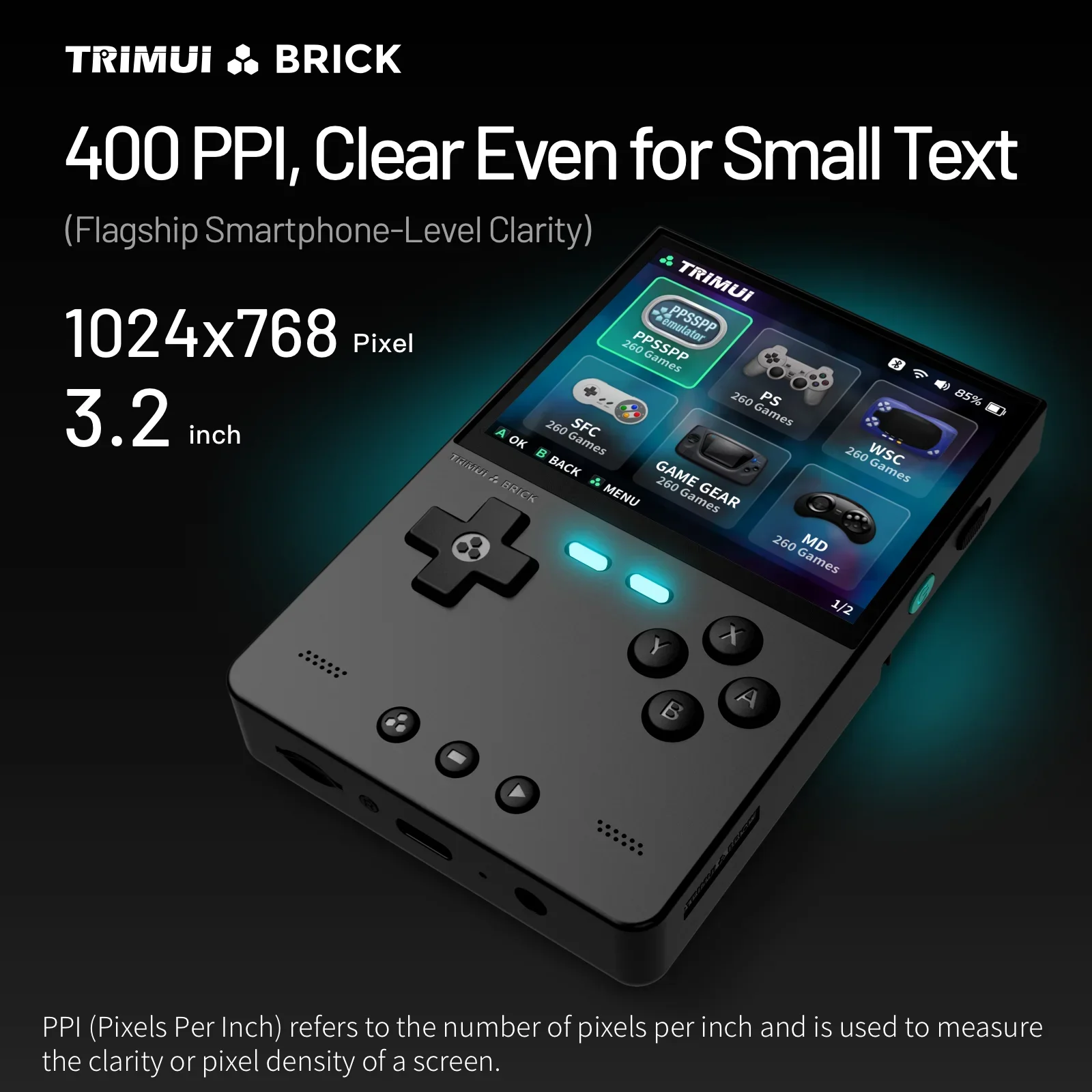 TRIMUI BRICK Handheld Game Con - Gaming Console Chinese ulasan dan harga