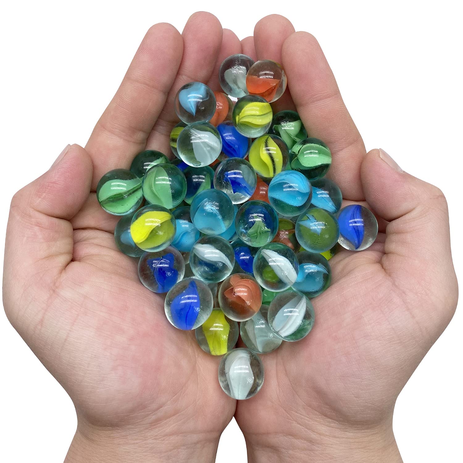 50/100/150pcs Glass Ball 14Mm  - Gaming Console For Kids ulasan dan harga
