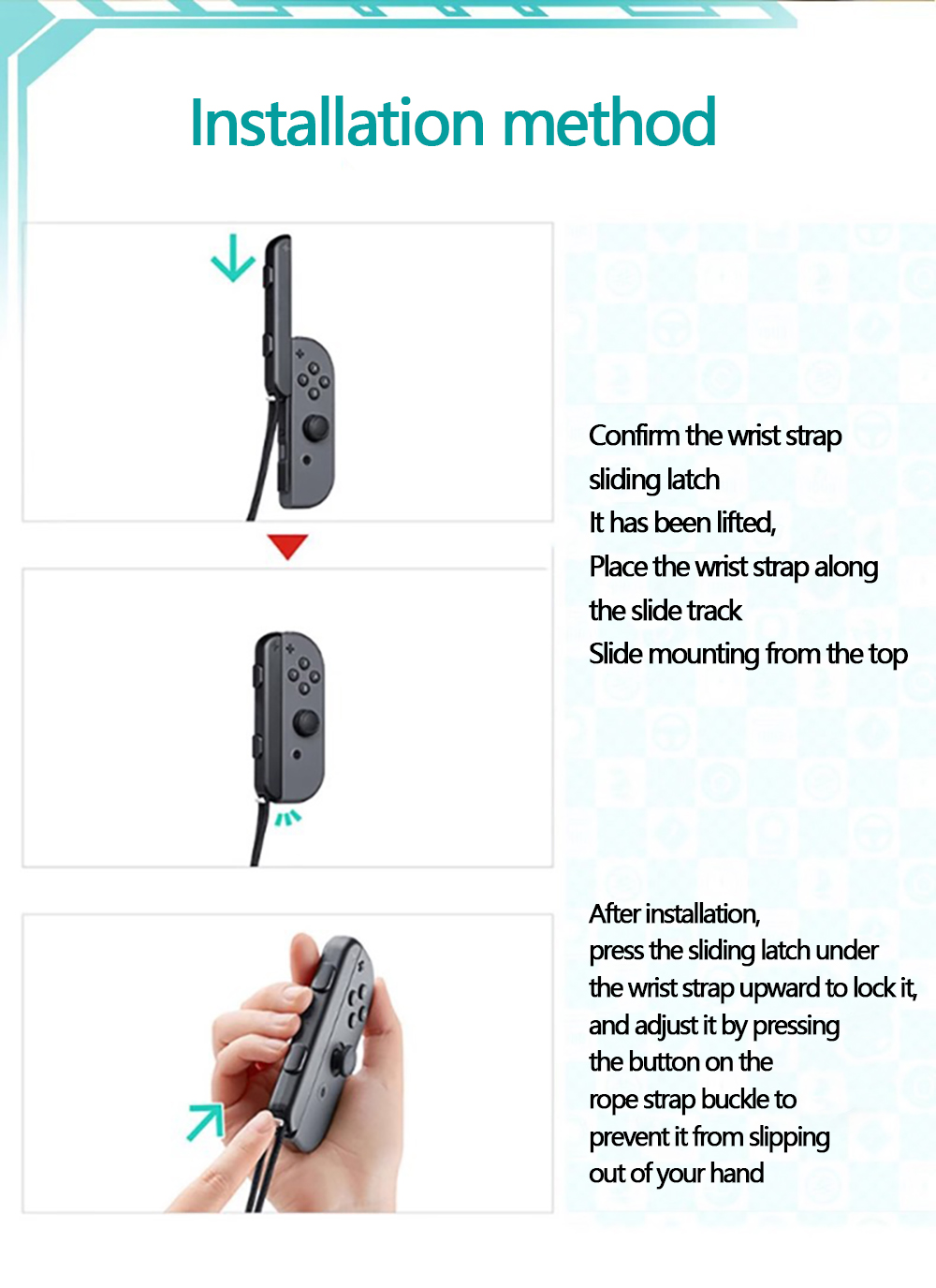 1 Pair Left Right Hand Rope Wr - Gaming Console Kit ulasan dan harga