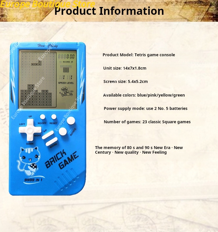 Large Screen Kids Handheld Gam - Gaming Console For Kids ulasan dan harga