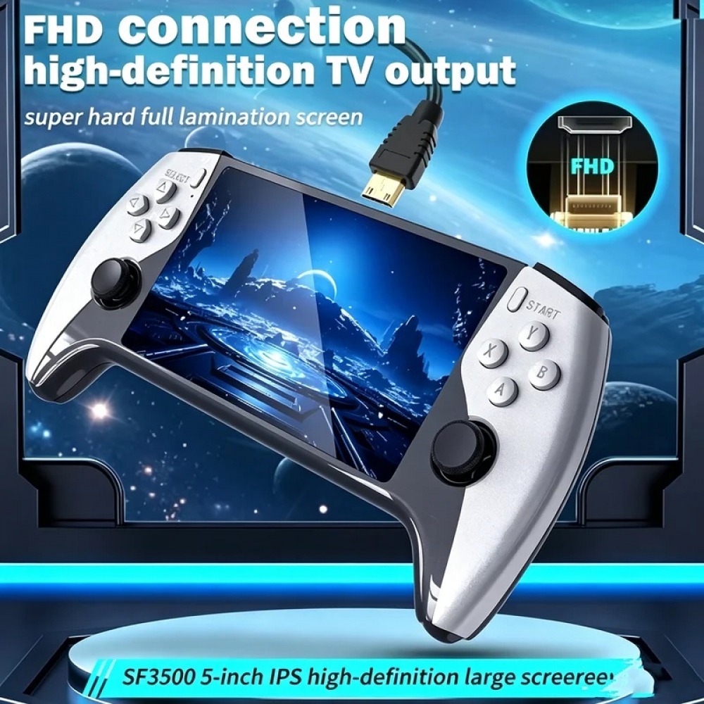 SF3500 5 inch Handheld Game Co - Gaming Console Buttons ulasan dan harga